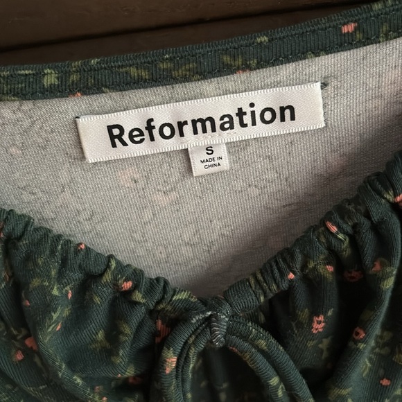 Reformation floral print mini dress, size S - Picture 6 of 8